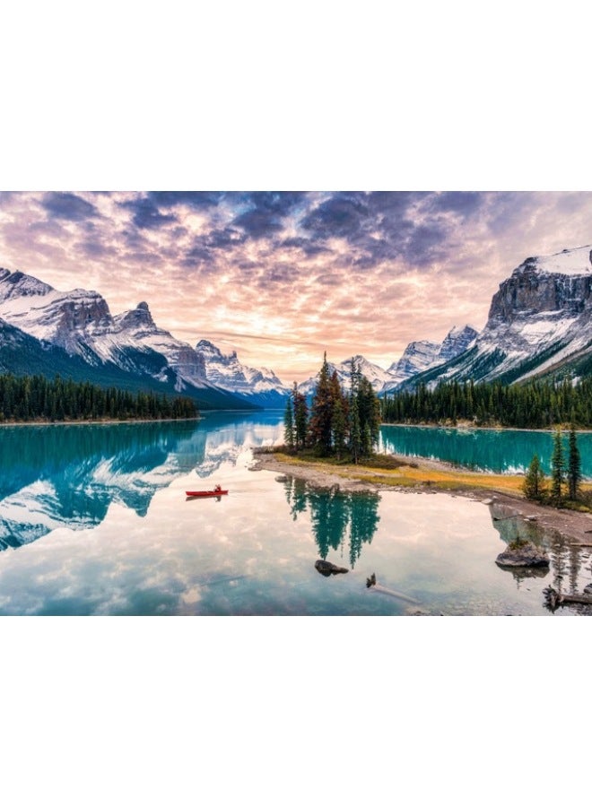 1000 Pieces Of Paper Landscape Jigsaw Puzzle Adult 70*50 High Difficulty Jigsaw Puzzle Gift Decompression Toy Jigsaw Puzzle Factory-Color:GSSQ0028-Canada Elf Island 1000 Pieces - Image 1